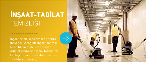 İnşaat ve Tadilat Temizliği